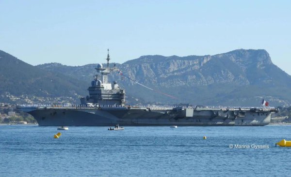 维海配资 法国海军：戴高乐号航母在亚太遇到40艘中国军舰和山东舰
